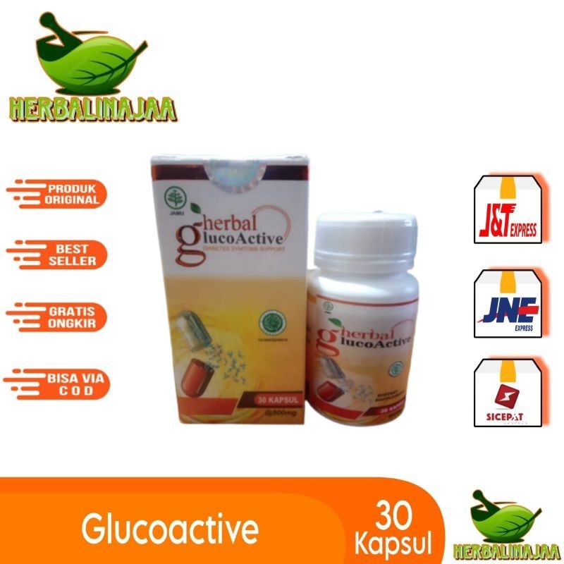 GLUCOACTIVE ASLI OBAT DIABETES ORIGINAL HERBAL GLUCOACTIVE OBAT