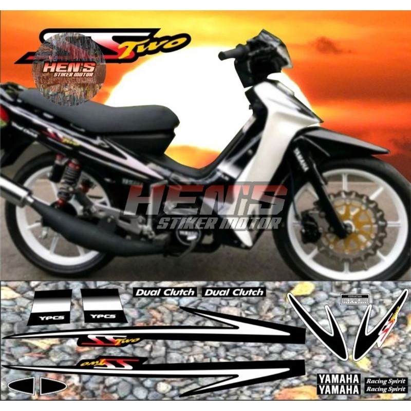 STRIPING FIZR SS TWO FIZ R SS TWO HITAM PUTIH