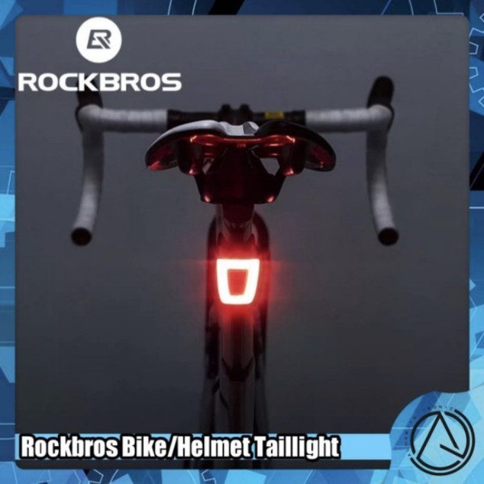 ROCKBROS Lampu belakang sepeda rockbros TT30-WD multi mode anti air rechargeabl