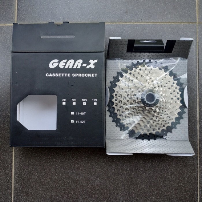 Sprocket sepeda X-GEAR 10 speed 11t-42t