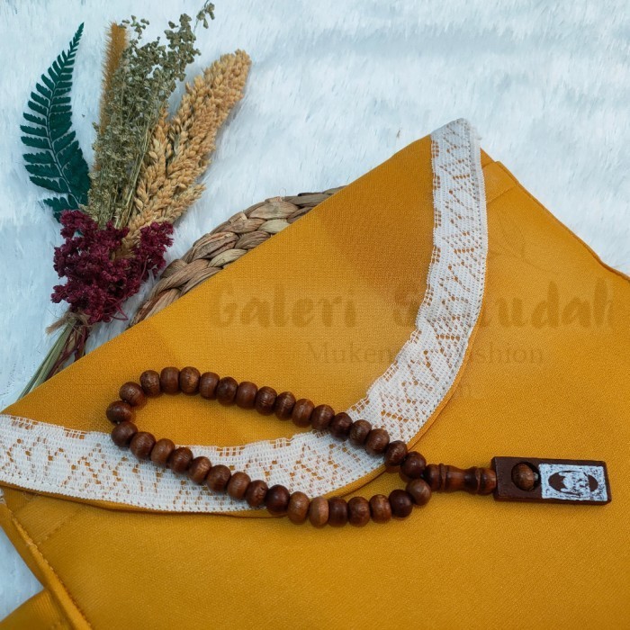 mukena dewasa / mukena travel / mukena murah bagus / mukena renda - Renda Silver