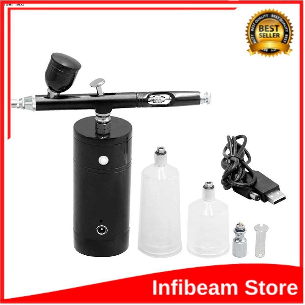 

KKMOON Air Compressor Airbrush Painting Art Spray Gun 0.3mm 7ml - ARP150