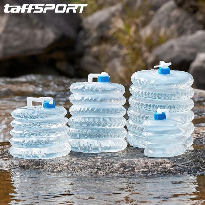 Kantung Air Minum Jerigen Lipat Plastik Water Tank Portable