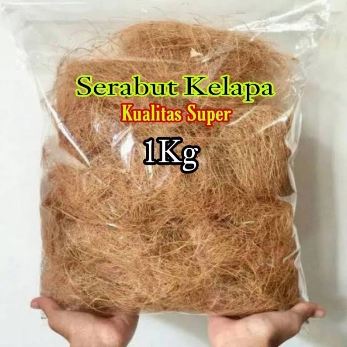 Serabut Kelapa/Sabut Kelapa/Cocofiber /Media Tanam Serabut 1Kg