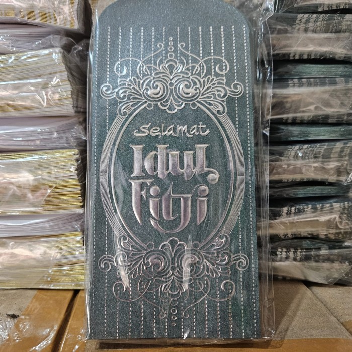 

NIRMALA 1Pak Amplop Lebaran Ukuran Besar Isi 50 Lembar Premium Mewah Angpau Id - BungaHijau Poli