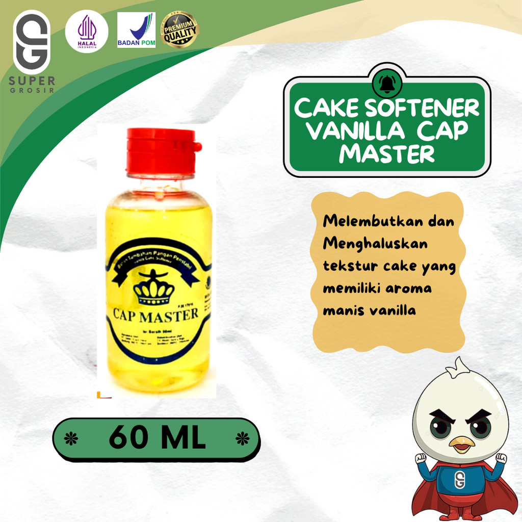 

Vanilla Cake Softener Cap Master [60 ml]