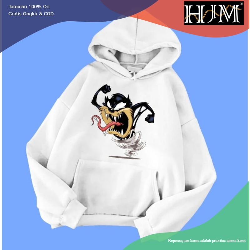 Jaket Hoodie Anak TAZMANIA Laki Laki Umur 5 sampai 15 TAHUN/Sweater Anak Perempuan Unisex