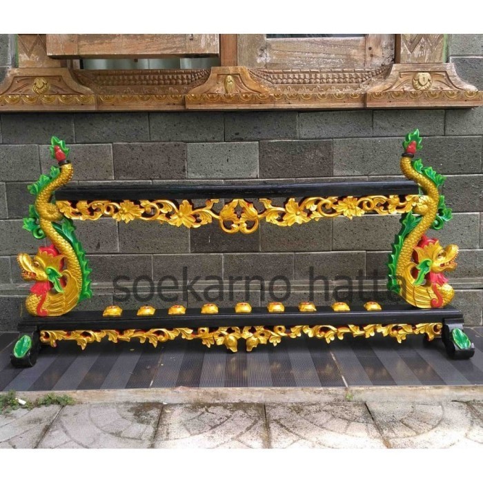 

Jagrak Stand Dudukan Keris Model Dragon Modern Isi 9 Sungging SH5633