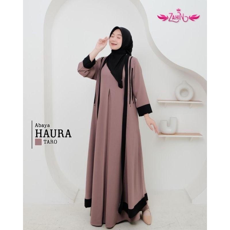 GH67UK HAURA ABAYA BY ZAHIN//GAMIS TERBARU VIRAL 2024 KEKINIAN BEST SELLER SIMPEL CANTIK