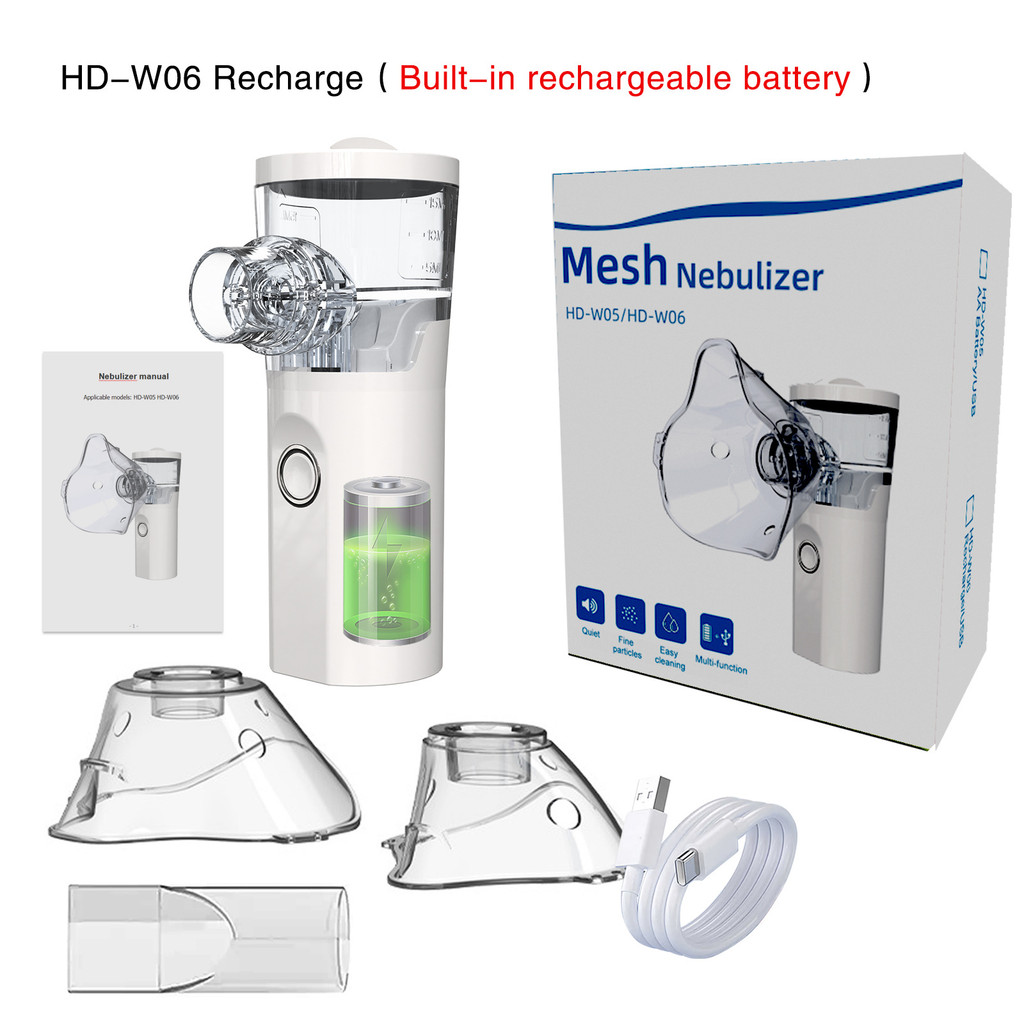 

COLEBY Alat Terapi Pernapasan Handheld Nebulizer Atomizer Rechargeable - HD-W06 TERLARIS