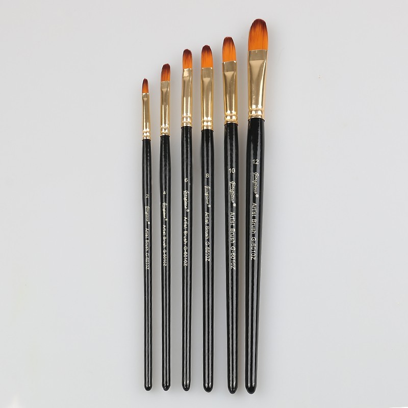 

giorgione brush/kuas lukis set 6 filbert G-6010Z