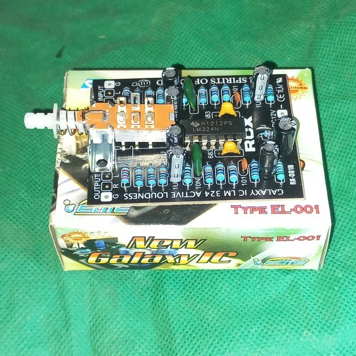 kit galaxy ic LM324 aktiv loudness galaksi galaxi driver penambah bas 1 Fajar elektro 2