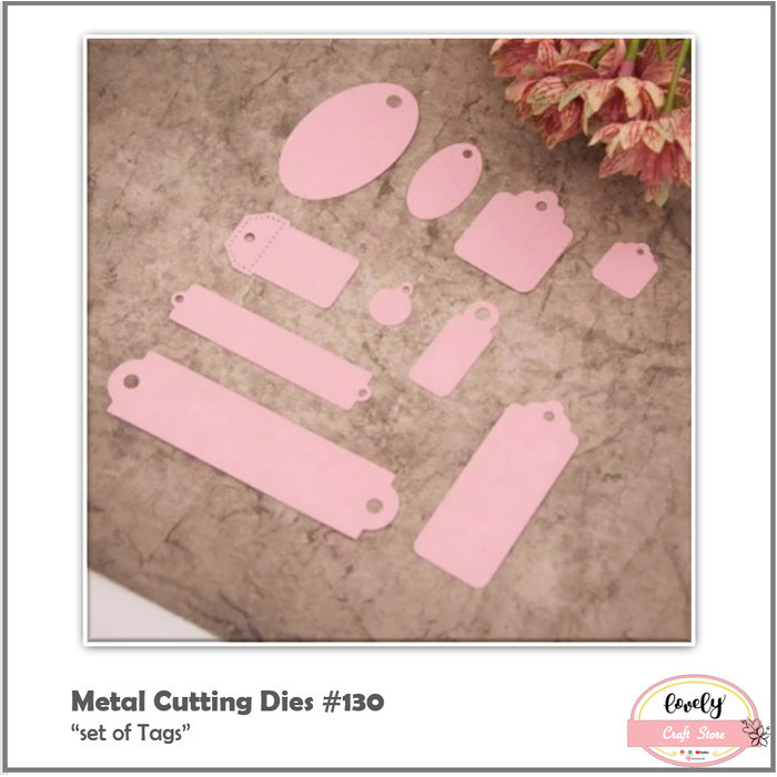 

Metal cutting dies - 10pcs/set dies tag for card, scrapbook, diy#130
