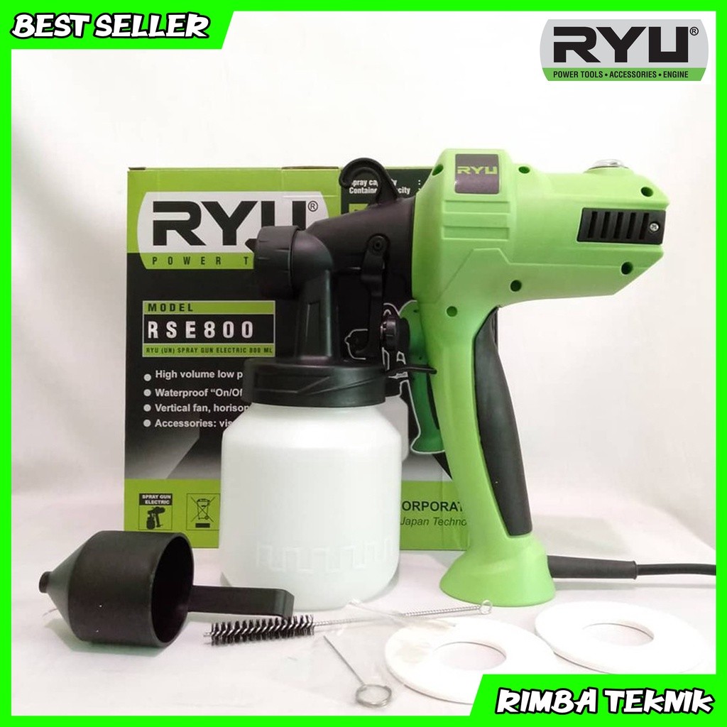 

Promo Mesin Spray Gun Electric 800 ML Tipe RSE800 RYU Original Terbaru / Mesin Semprot Cat Listrik / Mesin Semprot Air Listrik / Tembakan Cat Listrik / Alat Cat / Spray Gun Elektrik Cat Minyak / Sprayer Elektrik / Sprayer Gun / Terlaris