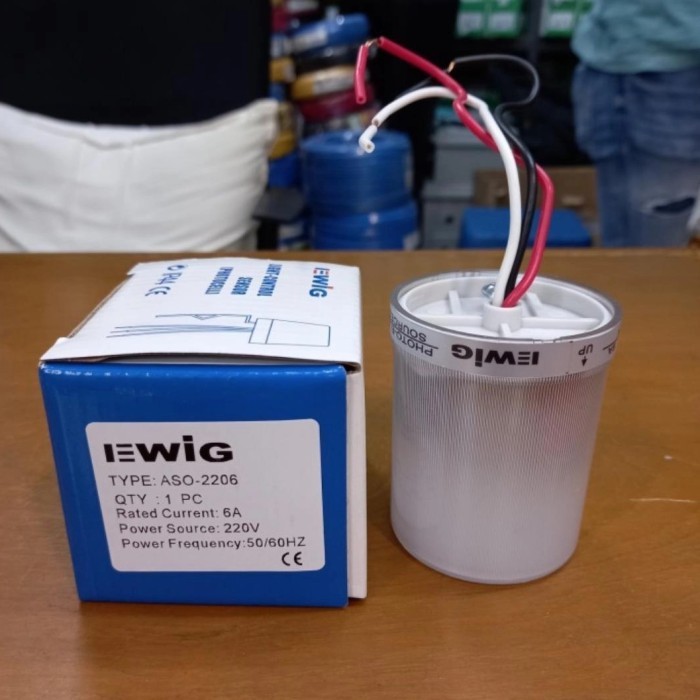 Photocell / Fotosel / Sensor Cahaya Ewig 6 Ampere