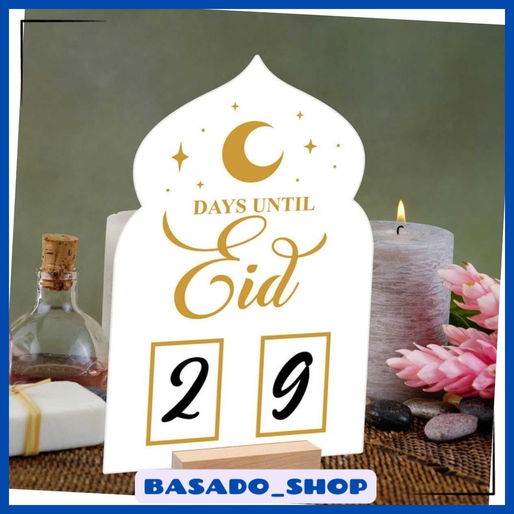 

Kalender Ramadhan Puasa Acrylic Ramadan Calendar Decoration - TK007