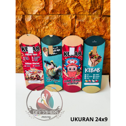 

Kertas bungkus kebab murah isi 50 || Kemasan dus box kebab isi 50 pcs || Wadah kebab Labubu