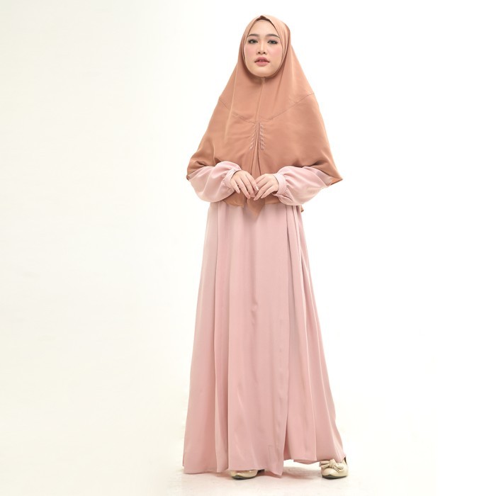"V.NLN" - TERMURAH Rabbani - Gamis Dresslim Rubia Exclusive - 41I Rose Cloud, XS