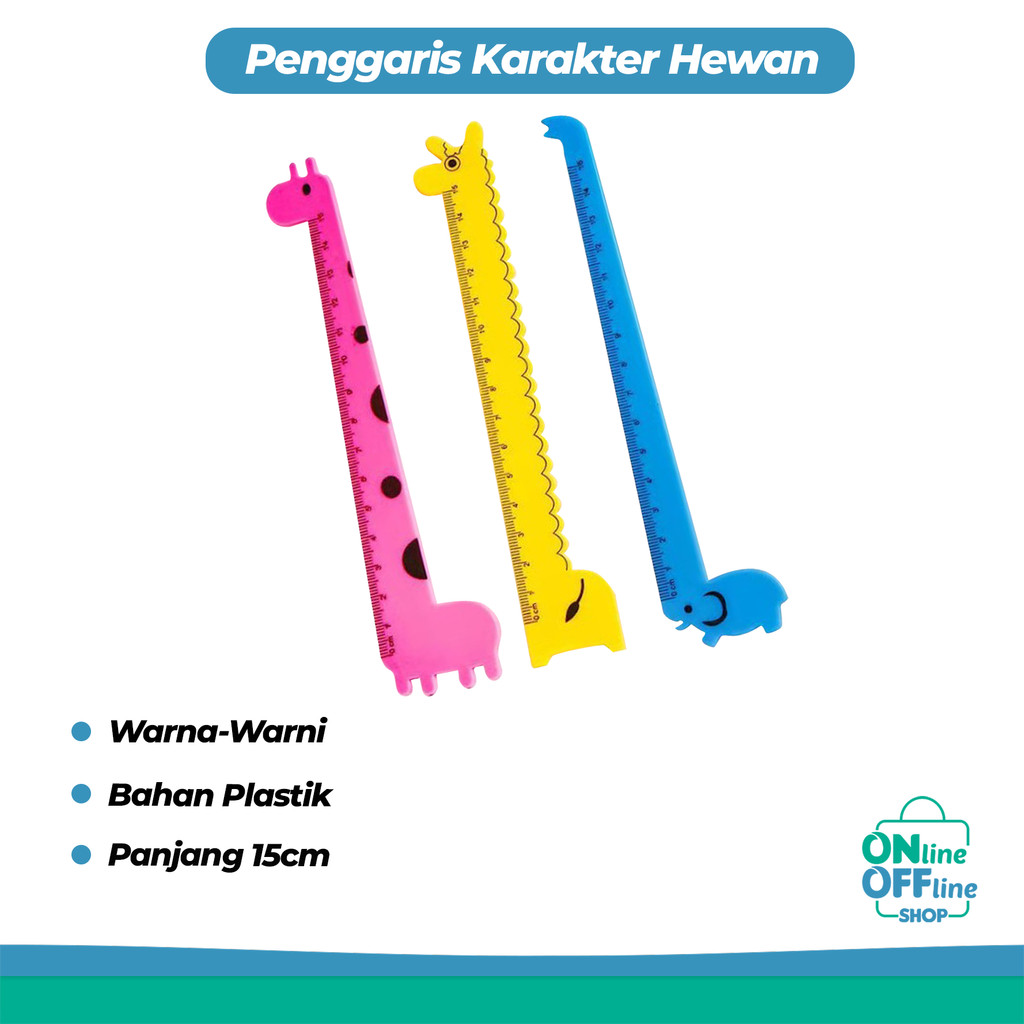 

Penggaris Pendek Karakter Hewan Warna-Warni Anak Sekolah 1199