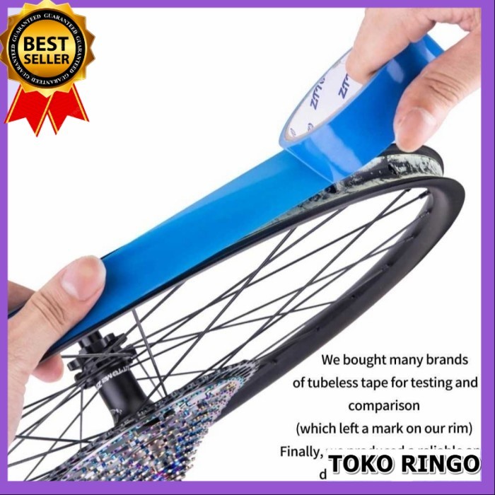 Rim tape roda sepeda 700c fixie road bike mtb lipat rims ban velg lakban pelindung ruji