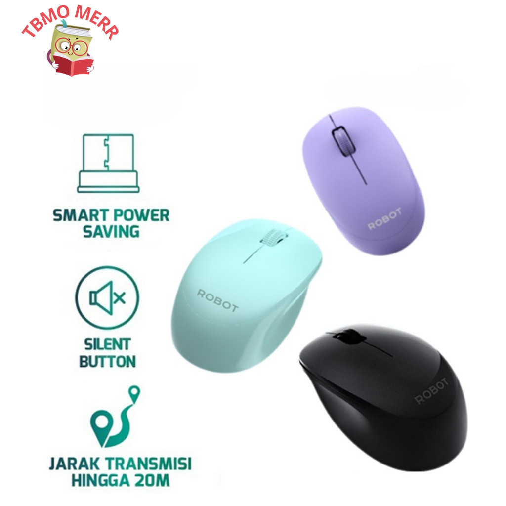 Robot Mouse Wireless M210S Silent - Mouse Robot Wireless