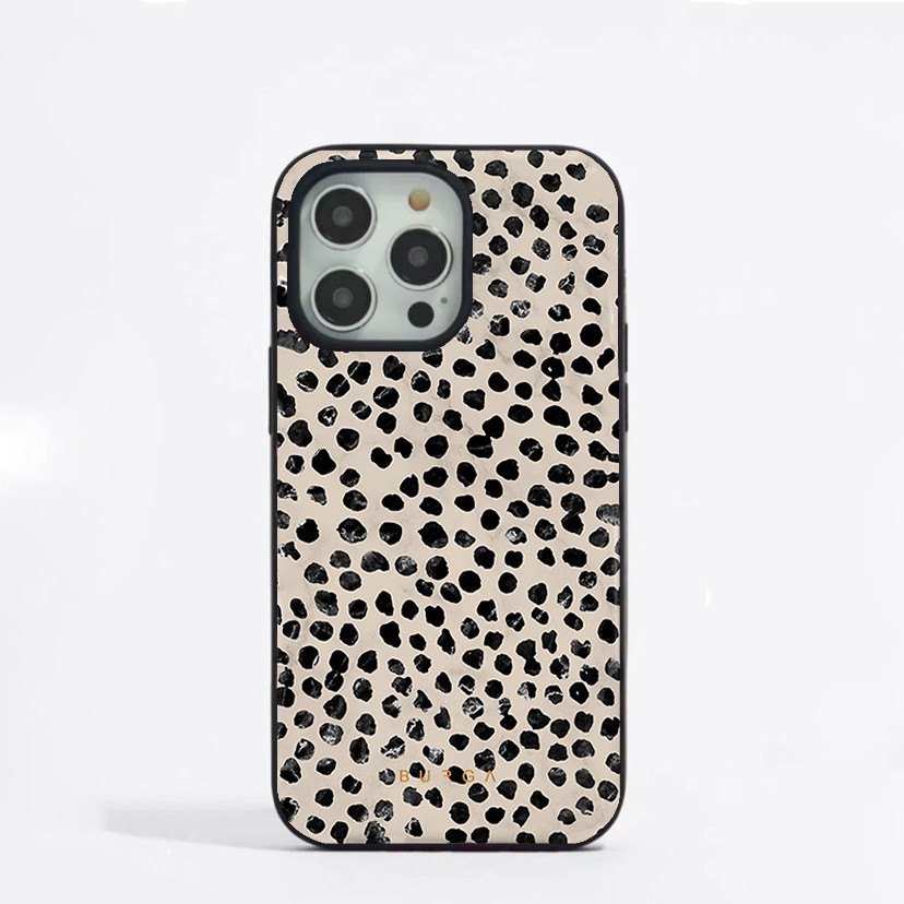 Fashion Minimalist Black Dots Case For IPHONE 16 Promax 15 14 13 12 11 PRO X 7 8 Plus Spain BURGA Po