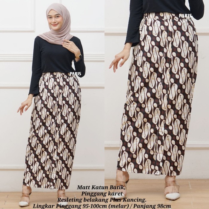 "V.NLN" - TERBARU Rok Batik Wanita Rok Span Batik Wanita Model Terbaru Rok Kebaya - Rok 7, all size