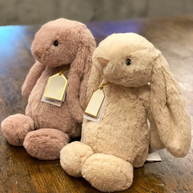 Jellycat With TagsBunny Rabbit Gold Label Bunny Rabbit Shy Vero Rosa Beige Pink Soft Doll Plush Cute