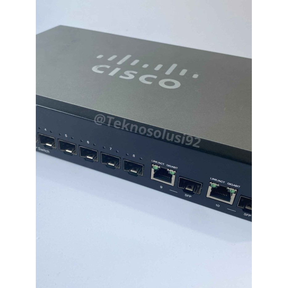 Switch Cisco  SG350-10SFP-K9-EU 10-port Gigabit Managed SFP Switch