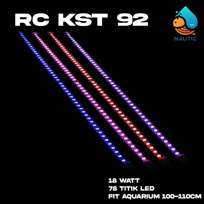 LAMPU LED ARWANA RECENT RC-KST-92 KST 92 TANNING Arowana 4 Mode 18 W RECENT