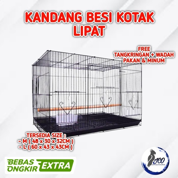 SANGKAR KANDANG BURUNG KUCING SANGKAR KANDANG BESI KOTAK