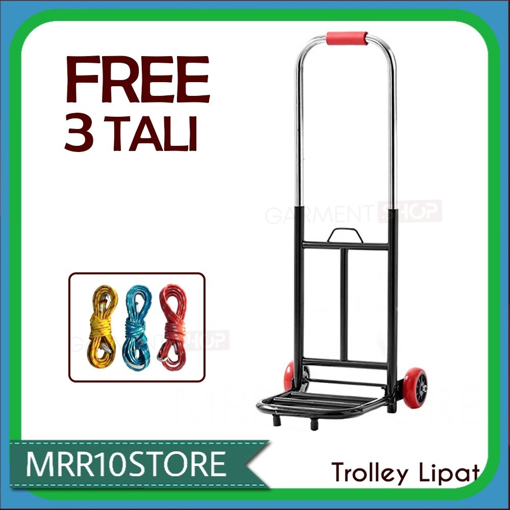 Troli Lipat Besi Dorongan Pegangkut Barang Aqua Galon Trolley Serbaguna