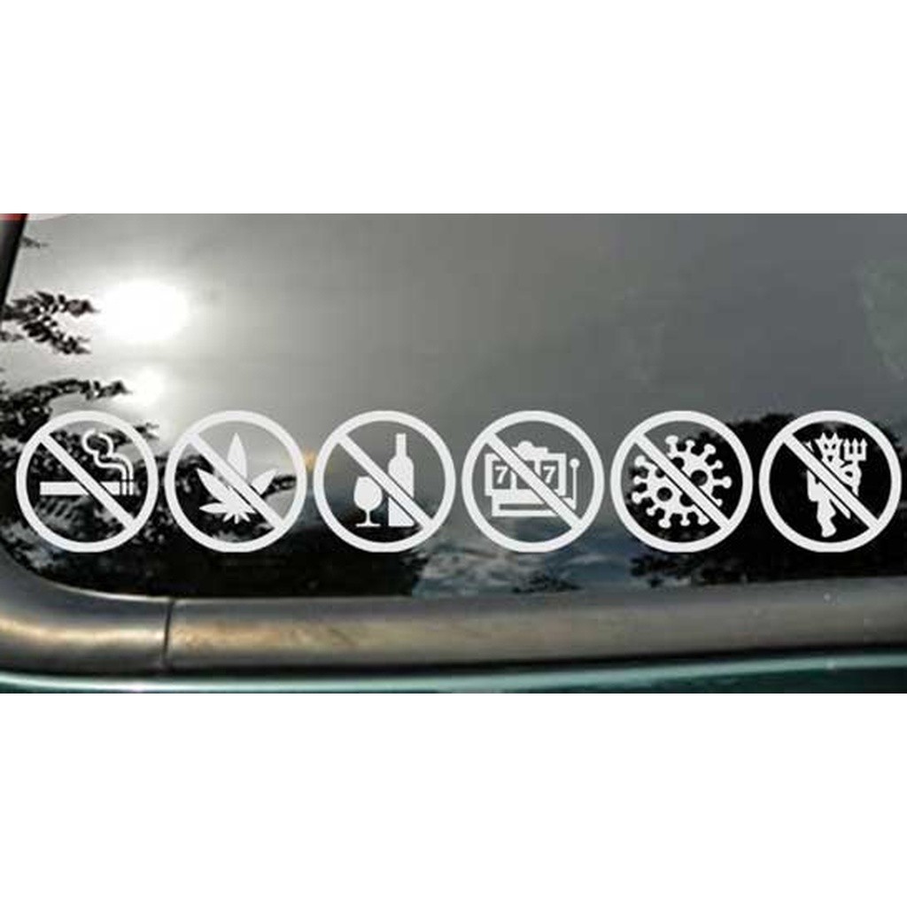 Stiker Simbol Stiker Kaca Mobil Simbol Stiker Mobil Simbol