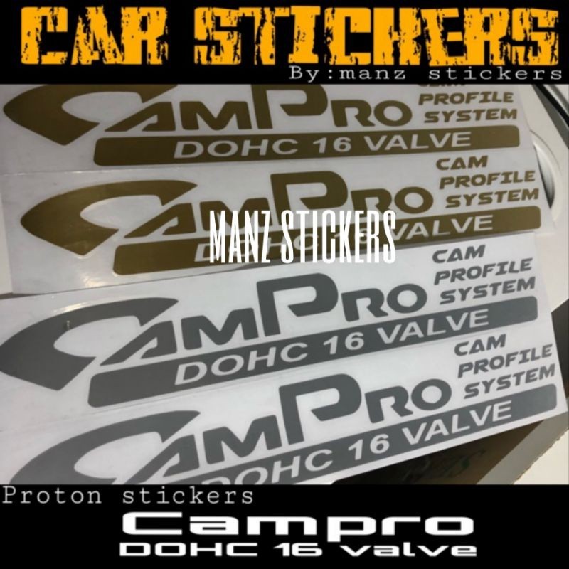 [24 HOURS SHIP] STIKER KERETA PROTON CAMPRO / CAR STICKER PROTON CAMPRO