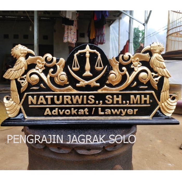 

Papan Nama Jabatan Custome/Papan Nama Kayu Ukir Minimalis harga pengrajin PS412