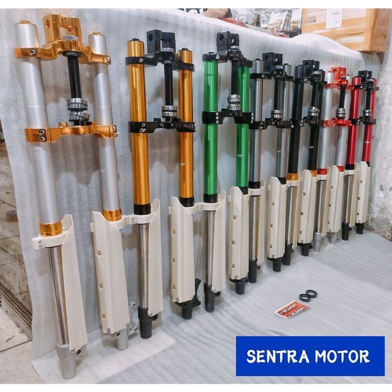 Upside down khusus KLX Merk Scarlet Bahan Full CNCPemasangan PNP