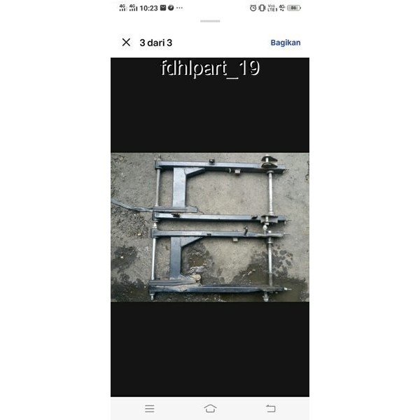 SWIM ARM NEW BLADE ARM NEW SUPRA 125 DD ORIGINAL COPOTAN