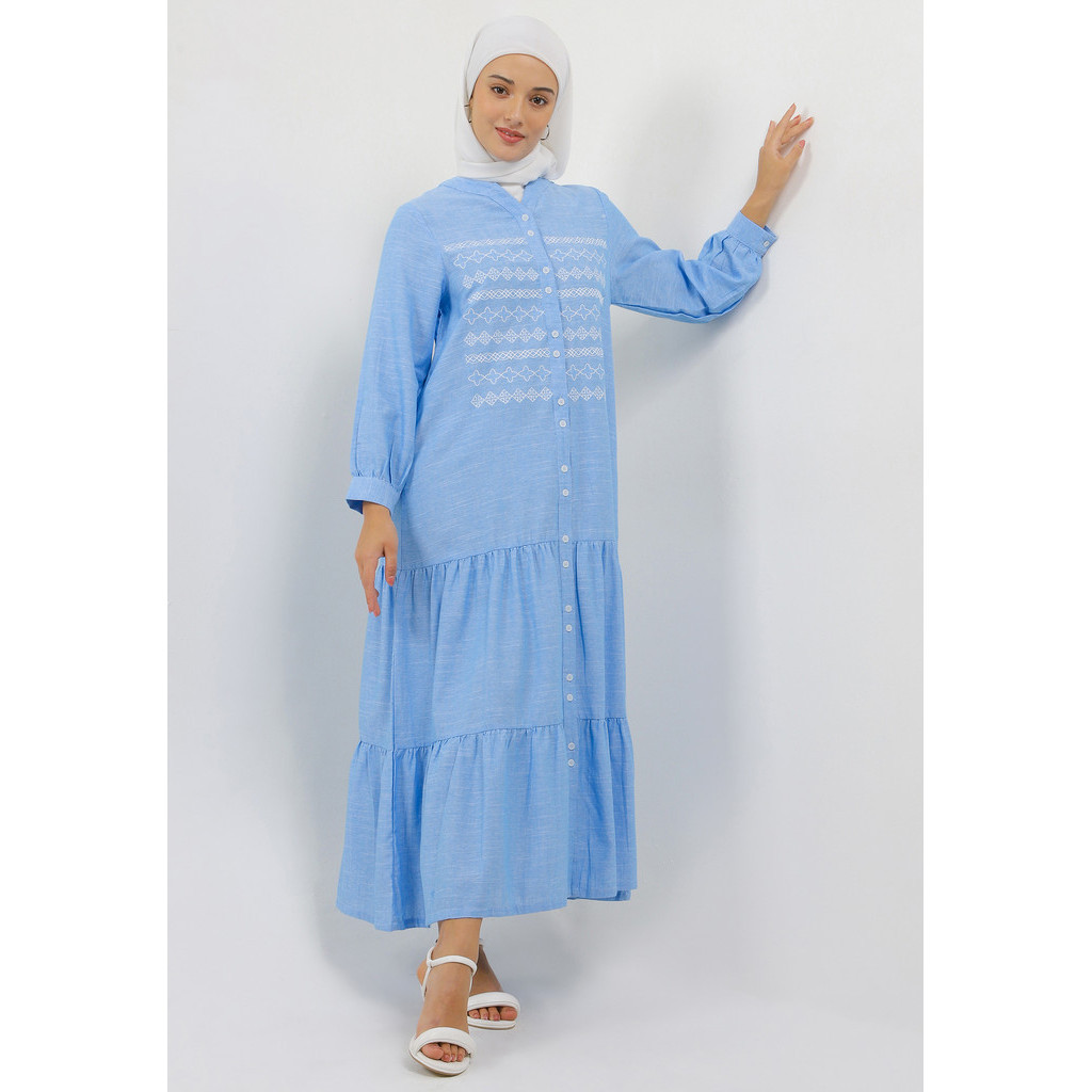MFMW Ziffaa Dress Gamis Biru