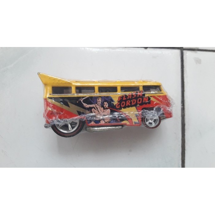 DIECAST LOOSE  HOTWHEELS - VOLKSWAGEN DRAG BUS FLASH GORDON MINIATUR PAJANGAN