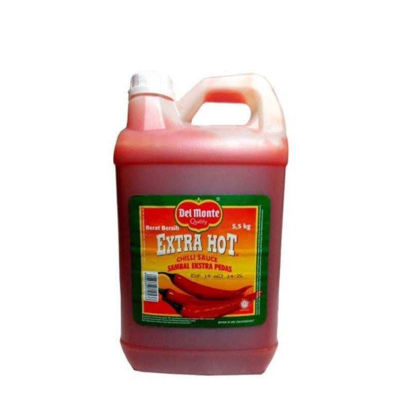 

DELMONTE EXTRA HOT CHILLI SAUCE SAMBAL EXTRA PEDAS JERIGEN 5.5KG