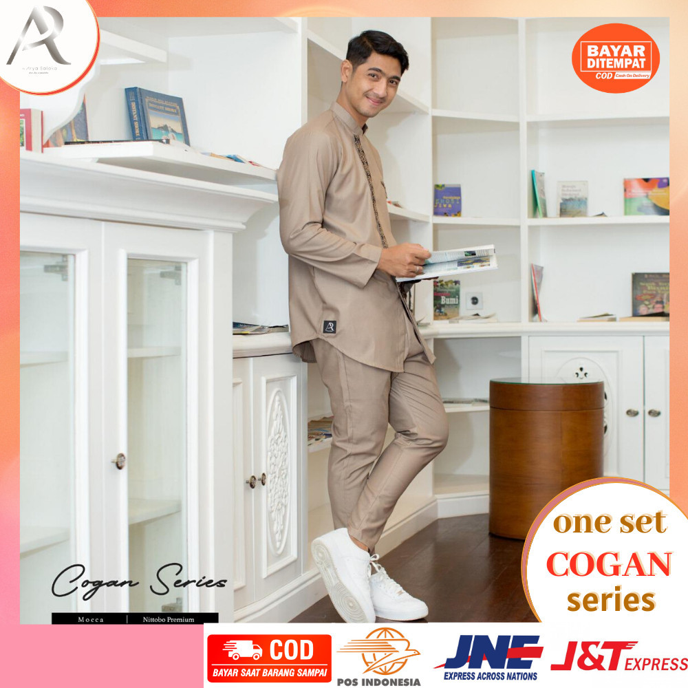 MURAH  Baju Koko Kurta Dewasa Arrafi One Set AR By Arya Saloka Aldebaran Setelan Baju Koko Pria Leng