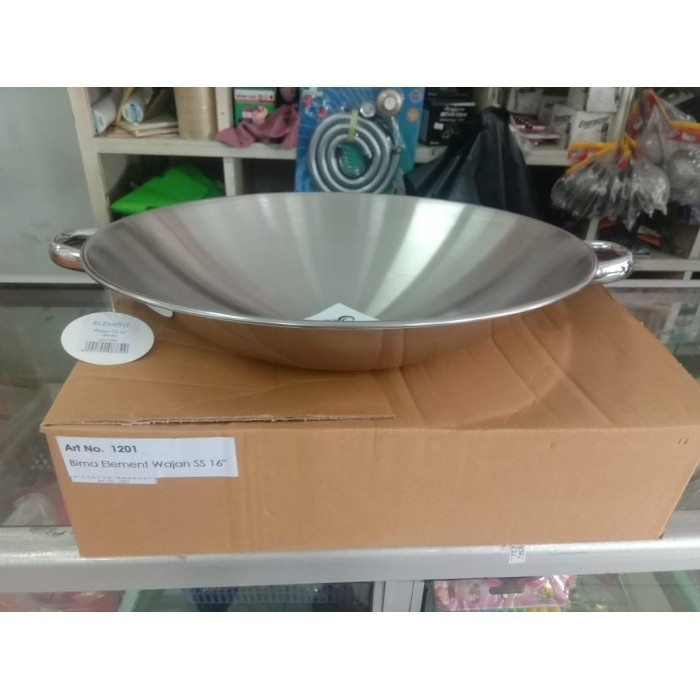 Wajan Bima Element Stainless Steel 40 cm