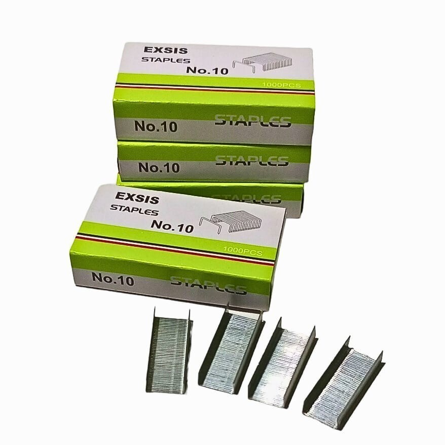

ISI STAPLES KECIL UKURAN NO.10 REFILL STAPLER KECIL SNACK MIKA KERTAS ISI STAPLES