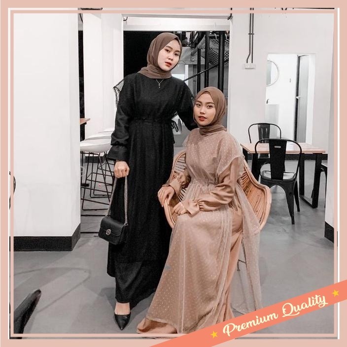 Baju Lebaran Premium Wanita Outerwear Keren Style 2024 / 10.10 Violeta Outer Tile Doty | Outer Only 