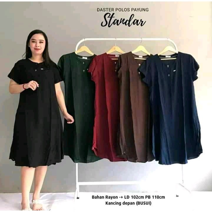 DASTER POLOS RAYON ADEM | DASTER BUSUI FRIENDLY DASTER MURAH | DRESS POLOS | DASTER RUUFLE POLOS | D