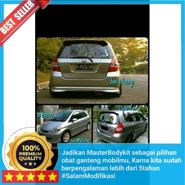aksesoris mobil BODYKIT jazz gd3 vtech style