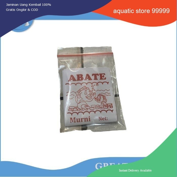 aquarium obat ikan hias koi koki ABATE 10 gr saset