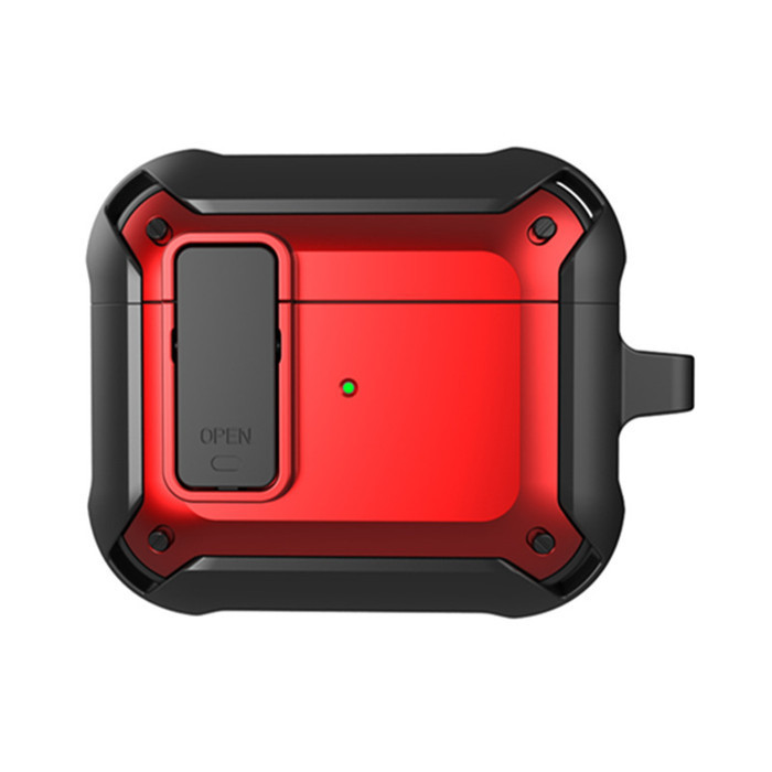 Case Airpods Armor Case for Airpods 1 2 3 Airpods Pro - Merah, Airpods 1/2