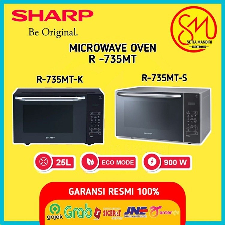 SHARP R735MT Grill Microwave Oven R735-MT R-735MT (K)