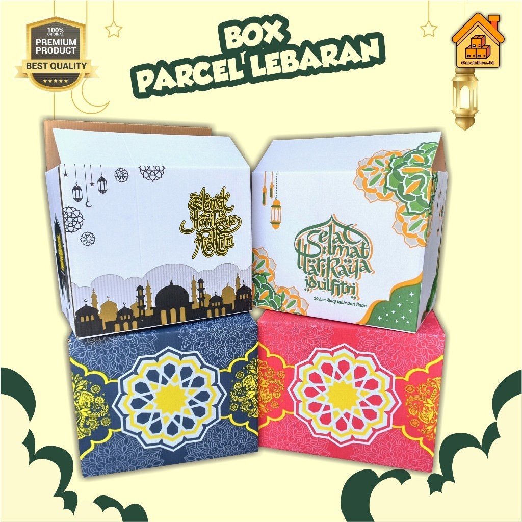 

Box Parcel 40x25x33 cm Kardus | Parcel | Lebaran | idul Fitri | sembako | hampers | eid mubarak | packaging lebaran | Box Idulfitri